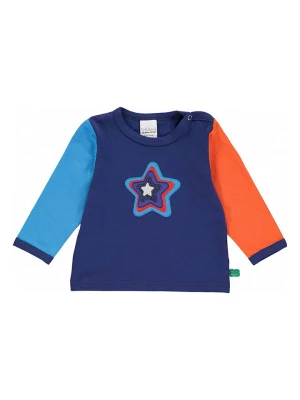 Fred´s World by GREEN COTTON Koszulka "Star" w kolorze niebiesko-pomarańczowym rozmiar: 98