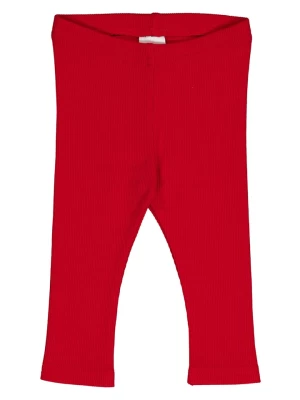 Fred´s World by GREEN COTTON Legginsy "Alfa" w kolorze czerwonym rozmiar: 68