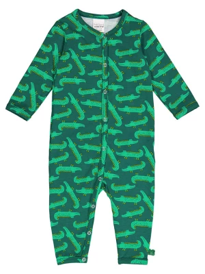 Fred´s World by GREEN COTTON Rampers "Croco" w kolorze zielonym rozmiar: 80