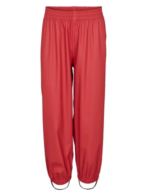 Fred´s World by GREEN COTTON Spodnie przeciwdeszczowe w kolorze czerwonym rozmiar: 110