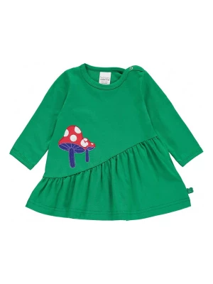 Fred´s World by GREEN COTTON Sukienka dresowe "Mushroom" w kolorze zielonym rozmiar: 80