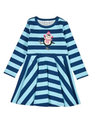Fred´s World by GREEN COTTON Sukienka "Hello" w kolorze błękitno-granatowym rozmiar: 86 Fred's World By GREEN COTTON
