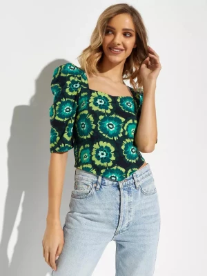 Free People Crop top w kwiatowy print