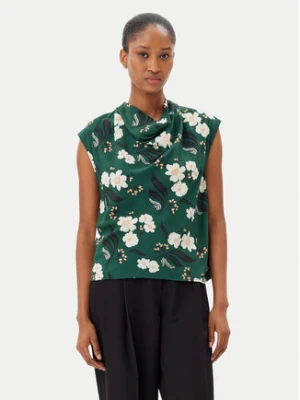 French Connection Bluzka 72YBJ 30 Zielony Regular Fit