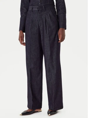 French Connection Jeansy 74ZAU Granatowy Wide Leg