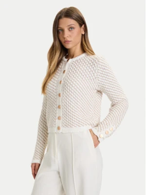 French Connection Kardigan 78ZCE Écru Regular Fit