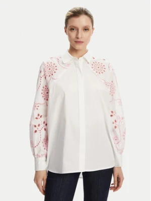 French Connection Koszula 72YBB Biały Relaxed Fit