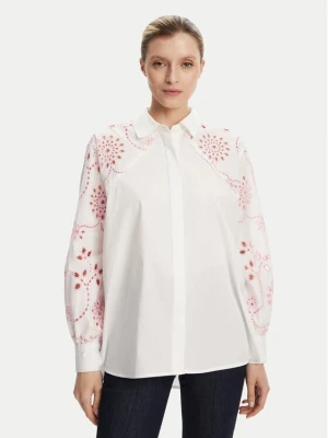 French Connection Koszula 72YBB Biały Relaxed Fit