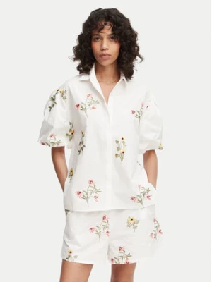 French Connection Koszula Cambria 729G7 Biały Relaxed Fit