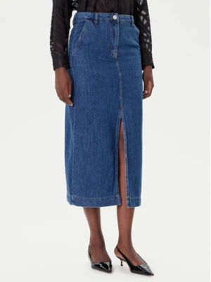 French Connection Spódnica jeansowa 73DZA Niebieski Regular Fit