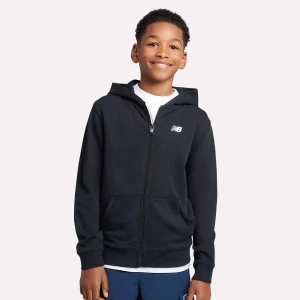 French Terry Small Logo Full Zip Hoodie New Balance