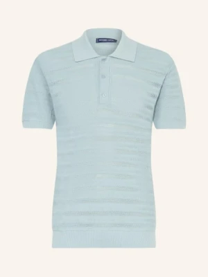 Frescobol Carioca Dzianinowa Koszulka Polo Vidal blau
