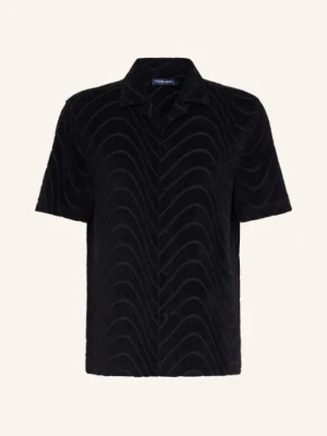 Frescobol Carioca Koszula Resortowa Roberto Comfort Fit Z Frotte schwarz