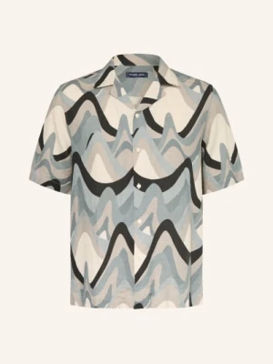 Frescobol Carioca Koszula Resortowa Roberto Relaxed Fit Z Lnu blau