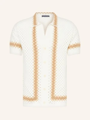 Frescobol Carioca Koszula Z Krótkim Rękawem Pinto Comfort Fit weiss