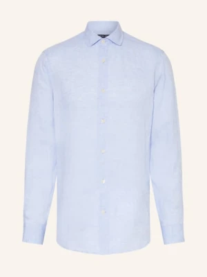 Frescobol Carioca Koszula Z Lnu Antonio Regular Fit blau