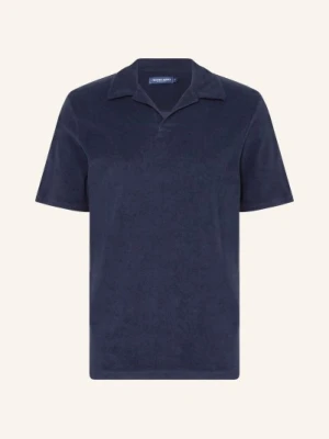 Frescobol Carioca Koszulka Polo Faustino Z Materiału Frotte blau