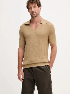 Frescobol Carioca polo z domieszką lnu