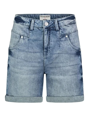 Fresh Made Bermudy dżinsowe w kolorze niebieskim rozmiar: XL