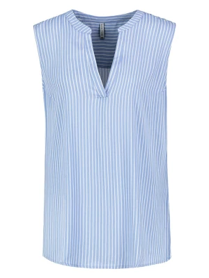 Fresh Made Bluzka w kolorze błękitno-białym rozmiar: L