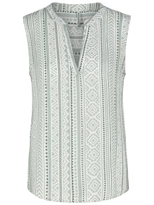 Fresh Made Bluzka w kolorze miętowo-białym rozmiar: S