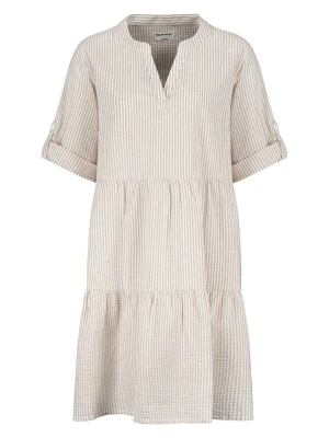 Fresh Made Sukienka w kolorze beżowo-białym rozmiar: L