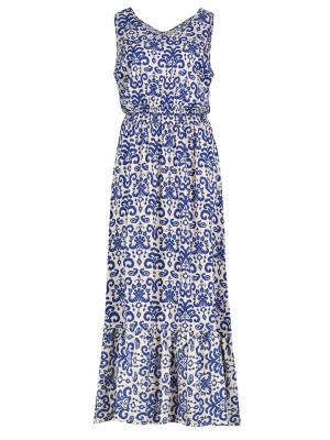 Fresh Made Sukienka w kolorze niebiesko-kremowym rozmiar: XS