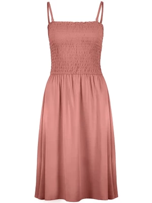 Fresh Made Sukienka w kolorze szaroróżowym rozmiar: L/XL