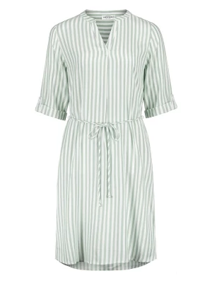 Fresh Made Sukienka w kolorze zielono-białym rozmiar: L