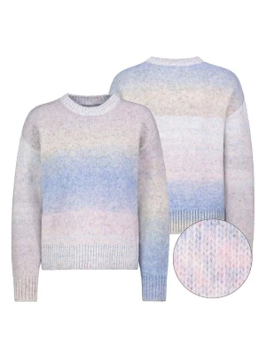Fresh Made Sweter w kolorze błękitno-jasnoróżowym rozmiar: XL