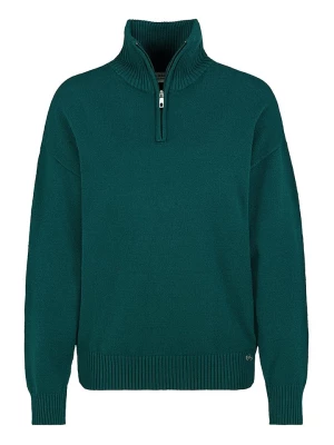 Fresh Made Sweter w kolorze ciemnozielonym rozmiar: S
