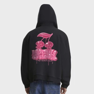 Fresh to Death Cherries Fluffy Zip Hoody mister tee