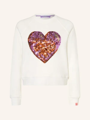 Frieda & Freddies Bluza Z Cekinami weiss