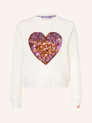 Frieda & Freddies Bluza Z Cekinami weiss