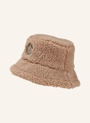 Frieda & Freddies Czapka Rybacka Z Pluszowego Materiału beige