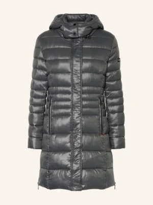 Frieda & Freddies Płaszcz Pikowany Dalia 2 Z Odpinanym Sztucznym Futrem grau