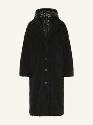 Frieda & Freddies Płaszcz Z Pluszowego Materiału Ginez schwarz
