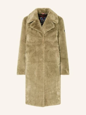 Frieda & Freddies Płaszcz Ze Sztucznego Futra Moonriver 2 Z Ozdobnymi Kamykami gruen