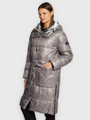 Frieda & Freddies Płaszcz zimowy 8826 Szary Regular Fit