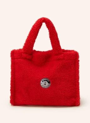 Frieda & Freddies Torba Shopper Z Pluszowym Materiałem rot