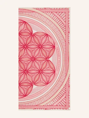 Friendly Hunting Chusta Jedwabna Flower Of Life pink