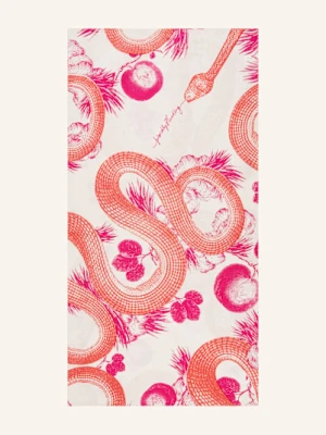 Friendly Hunting Chusta Jedwabna Garden Eden rot