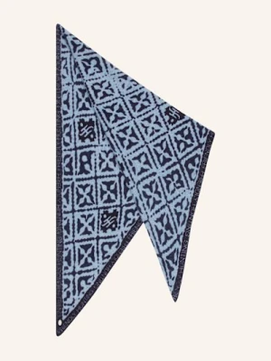 Friendly Hunting Chusta Trójkątna Z Kaszmiru blau