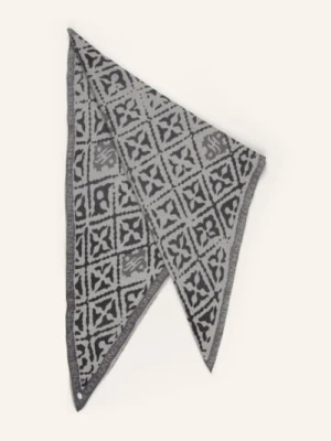 Friendly Hunting Chusta Trójkątna Z Kaszmiru grau