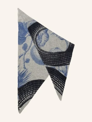 Friendly Hunting Chusta Trójkątna Z Kaszmiru grau