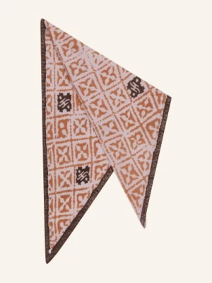 Friendly Hunting Chusta Trójkątna Z Kaszmiru rosa