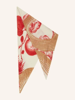 Friendly Hunting Chusta Trójkątna Z Kaszmiru rot