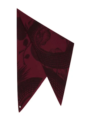 Friendly Hunting Chusta Trójkątna Z Kaszmiru rot