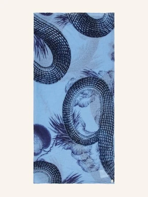 Friendly Hunting Chusta Z Kaszmiru Felted Garden Of Eden blau