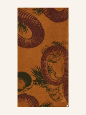 Friendly Hunting Chusta Z Kaszmiru Felted Garden Of Eden braun